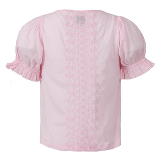Damson Madder Prim Blouse Pink - Parasol Store