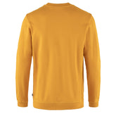 Fjallraven 1960 Logo Badge Sweater Mustard Yellow - Parasol Store