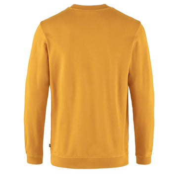 Fjallraven 1960 Logo Badge Sweater Mustard Yellow - Parasol Store