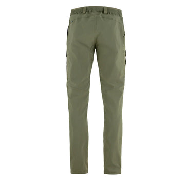 Fjallraven Abisko Hybrid Trail Trousers Regular Laurel Green - Parasol Store