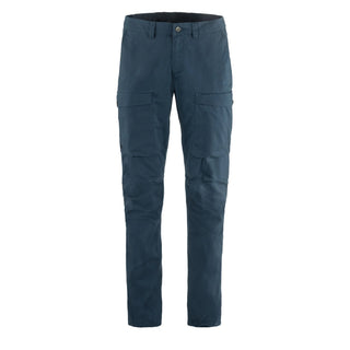 Fjallraven Abisko Hybrid Trail Trousers Short Navy - Parasol Store