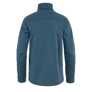 Fjallraven Abisko Lite Fleece Half Zip Indigo Blue - Parasol Store