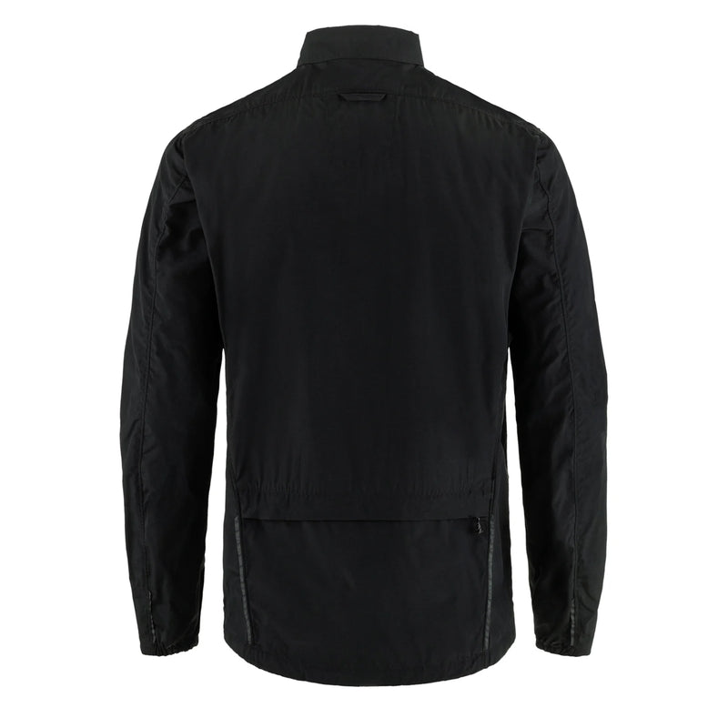 Fjallraven Hoja Rider's Wind Jacket Black - Parasol Store