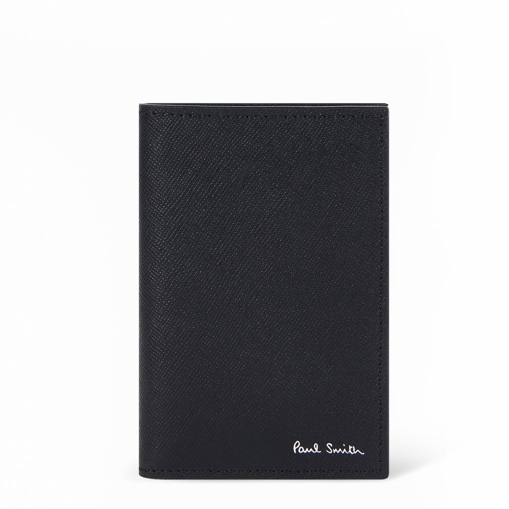 Paul Smith Commuter Mini Credit Card Wallet Black - Parasol Store