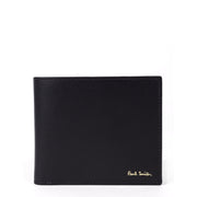Paul Smith Signature Stripe Billfold Wallet Black - Parasol Store