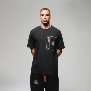 A Zero Effect Reflective Pocket T-Shirt Black
