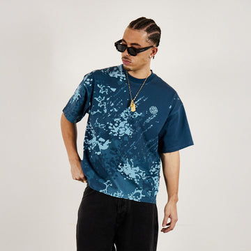 ST-95 x Anna Bergonzini Camouflage T-Shirt Blue - Parasol Store