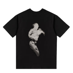 Postal Disorder Print Back Print Tee Black - Parasol Store