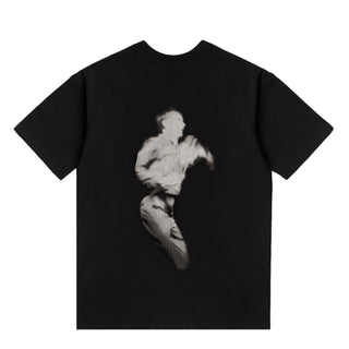 Postal Disorder Print Back Print Tee Black