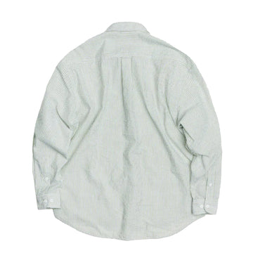 Frizmworks OG Stripe Seersucker Shirt Green - Parasol Store
