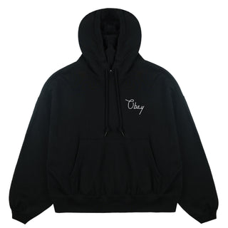 Obey Womens Cities Cropped Hood Black - Parasol Store