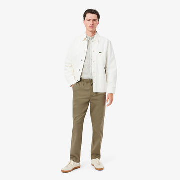 Lacoste Drawstring Trousers Khaki Green - Parasol Store
