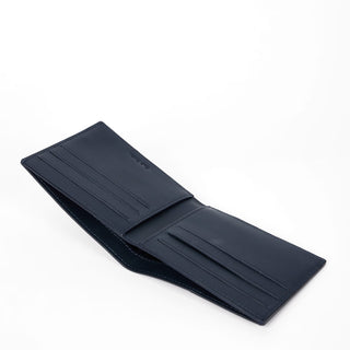 Paul Smith Leather Compact Billfold Wallet Navy - Parasol Store