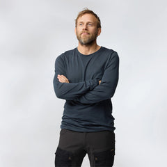 Fjallraven Abisko Wool LS T-Shirt Classic Light Fossil