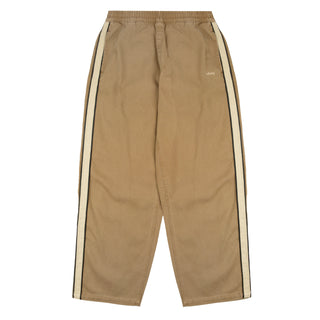 Obey Womens Astrid Side Stripe Pant Tan Faded Wash - Parasol Store