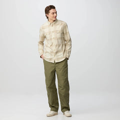 Fjallraven Ovik Lite Flannel Shirt Classic Dark Navy / Chalk White