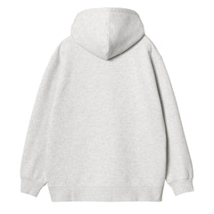Carhartt WIP Womens Hooded Sweat Ash Heather / Dusty Rose - Parasol Store