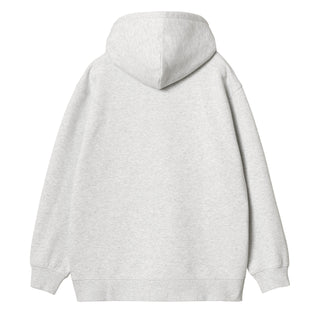 Carhartt WIP Womens Hooded Sweat Ash Heather / Dusty Rose - Parasol Store