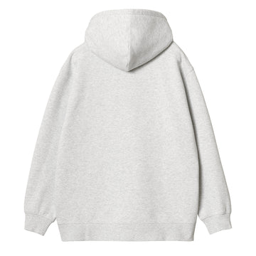 Carhartt WIP Womens Hooded Sweat Ash Heather / Dusty Rose - Parasol Store