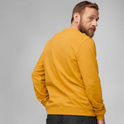 Fjallraven 1960 Logo Badge Sweater Mustard Yellow - Parasol Store