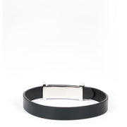Paul Smith Buckle Leather Bracelet Black - Parasol Store