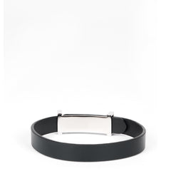 Paul Smith Buckle Leather Bracelet Black - Parasol Store