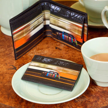 Paul Smith Commuter Mini Print Card Holder Black - Parasol Store