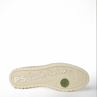 Paul Smith Mens Shoe Ellis Green Spoiler White - Parasol Store