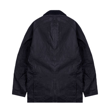 Barbour Ashby Waxed Jacket Navy - Parasol Store