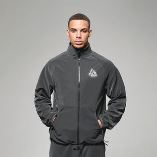 A Zero Effect Track Top Grey