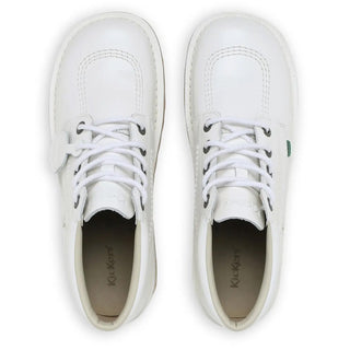 Kickers Womens Kick Hi White Leather Kickers
