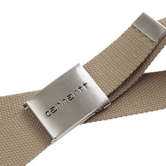 Carhartt WIP Clip Belt Chrome Leather