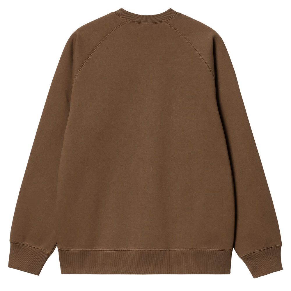 Carhartt WIP Chase Sweat Chocolate / Gold - Parasol Store