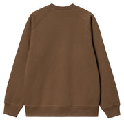 Carhartt WIP Chase Sweat Chocolate / Gold - Parasol Store