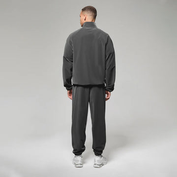 A Zero Effect Track Top Grey