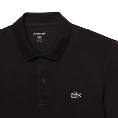 Lacoste Regular Fit Cotton Polo Shirt Black - Parasol Store
