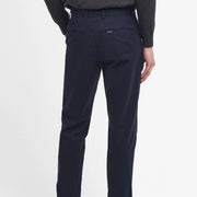 Barbour Washed Stretch Twill Tailored Fit Trouser Dark Navy - Parasol Store