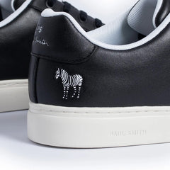 Paul Smith Leather Rex Trainers Black - Parasol Store