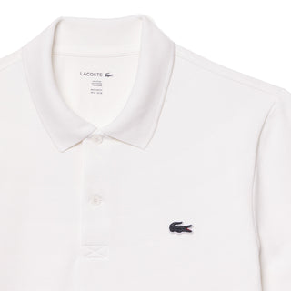 Lacoste Regular Fit Cotton Polo Shirt White - Parasol Store