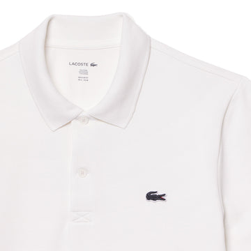 Lacoste Regular Fit Cotton Polo Shirt White - Parasol Store