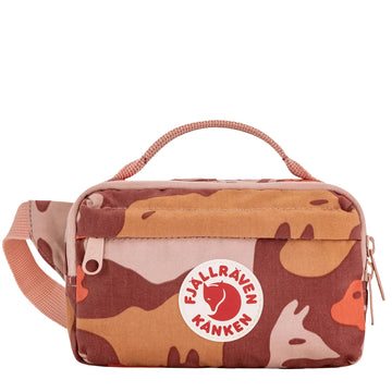 Fjallraven Kanken Graphics Hip Pack Chalk Rose / Hidden Animals