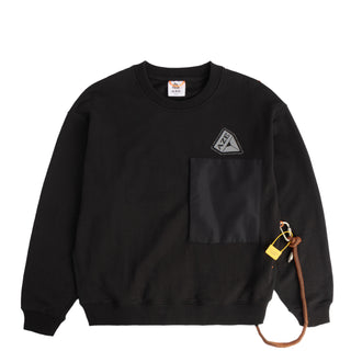 A Zero Effect Pocket Sweatshirt Black
