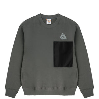A Zero Effect Pocket Sweatshirt Grey