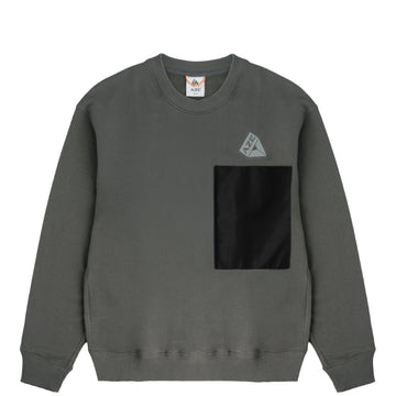 A Zero Effect Pocket Sweatshirt Grey