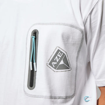 A Zero Effect Reflective Pocket T-Shirt White