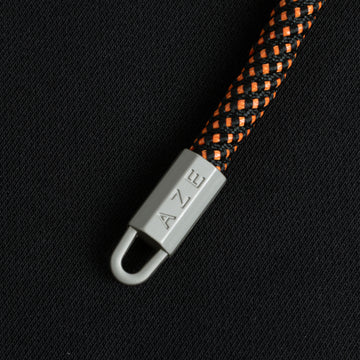 A Zero Effect Rope Hoodie Black