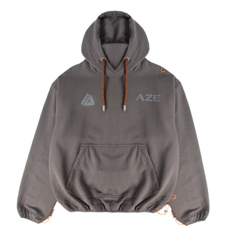 A Zero Effect Rope Hoodie Grey