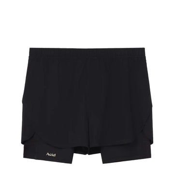 Acid Running 2-in-1 Shorts Black
