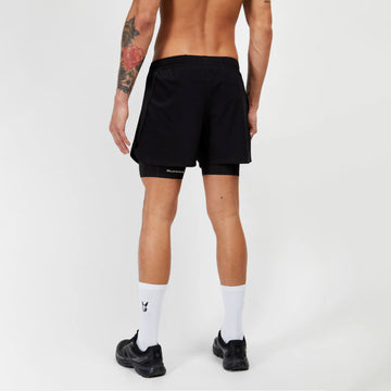 Acid Running 2-in-1 Shorts Black