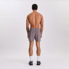 Acid Running Graphic Hybrid Shorts Shadow Taupe